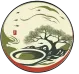 Real Japanese Green Tea Logo White Background Transparent 1